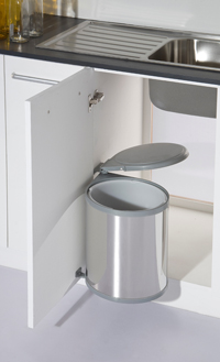 AUTO LID WASTE BIN (SS)